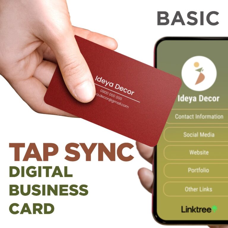Why Choose Ideya TapSync Cards for Information Sharing and Digital Calling Cards?